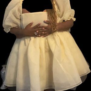 Selkie The Baby Banana Puff Dress